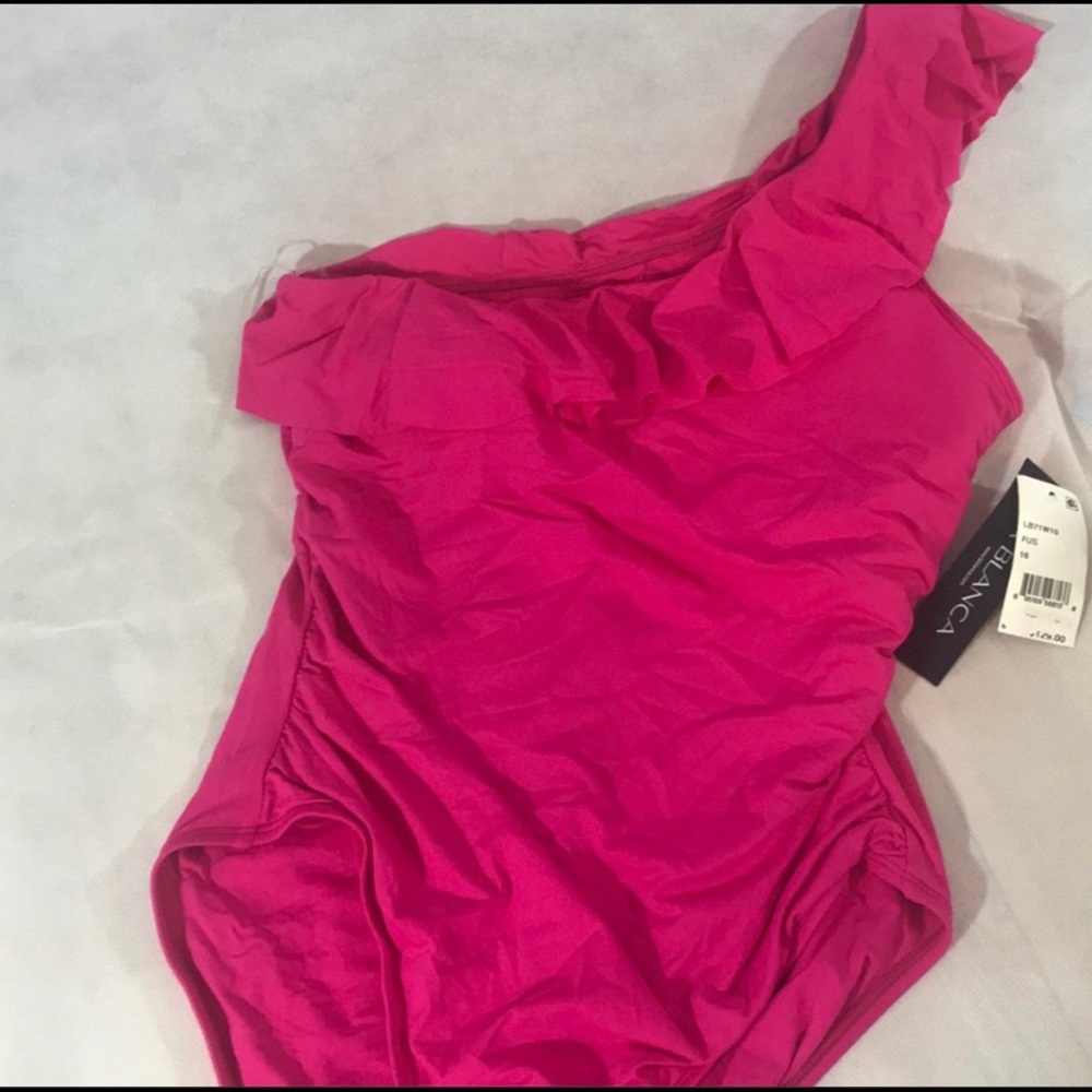 La Blanca Pink Bathing Suit 👙/ Size 16 NWT